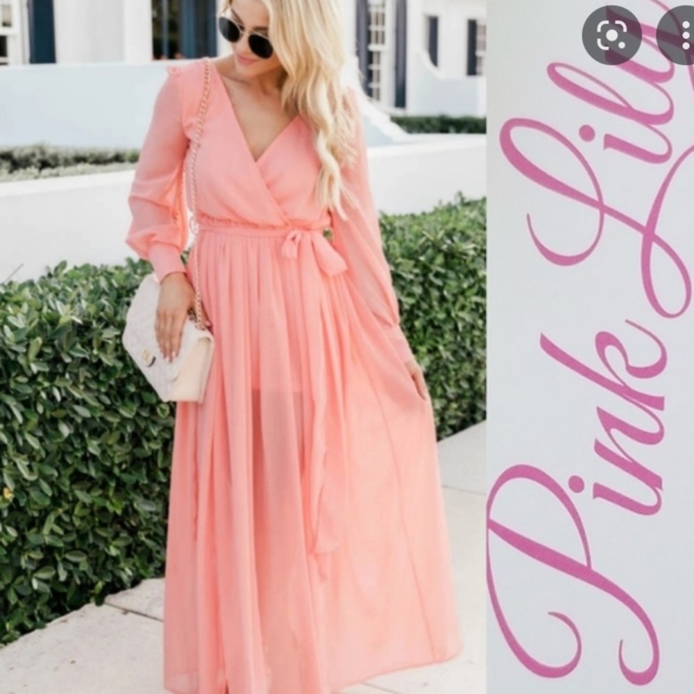 NWT Pink lily dress